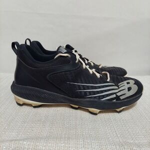 New Balance MB2000MS Men\'s Baseball Cleats Black Silver Mid Top Size 15 New Balance Black 15 US Baseball & Softball Shoes & Cleats  main image 3